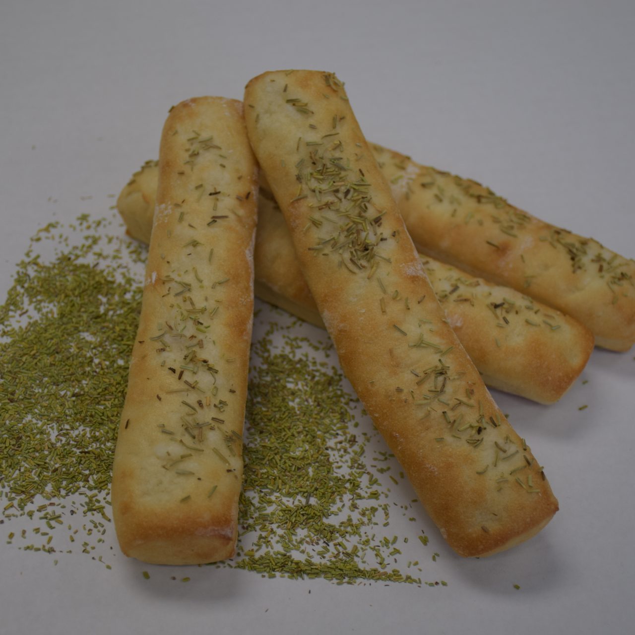 Hand-stretched herb flatbread sticks