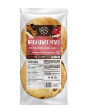 Frontier Bakery apple cinnamon breakfast pita packaging